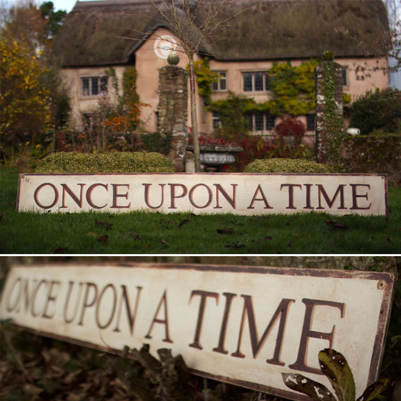 FOR SALE Once Upon a Time Sign